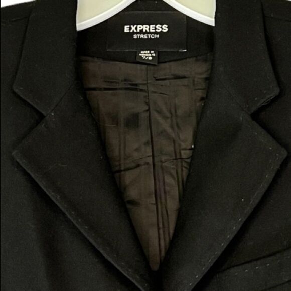 Express Stretch Wool Blend Blazer - Picture 2 of 5
